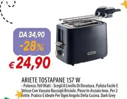 Galassia ARIETE TOSTAPANE 157 W offerta