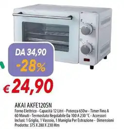Galassia AKAI AKFE120SN offerta