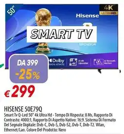 Galassia HISENSE 50E79Q offerta