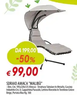 Galassia Sdraio amaca "malibù" offerta