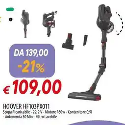 Galassia HOOVER HF103PX011 offerta