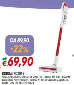 Galassia ROIDMI RDX015 offerta