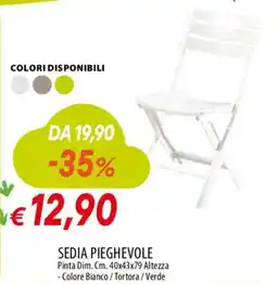 Galassia Sedia pieghevole offerta