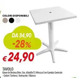Galassia Tavolo offerta