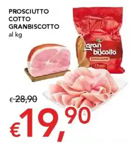 Migross Supermercati e Market Prosciutto cotto granbiscotto offerta