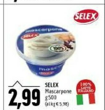 Emi Supermercati Selex mascarpone offerta