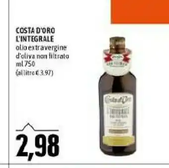 Emi Supermercati Costa d'oro - olio extra vergine di oliva offerta