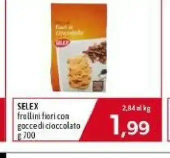 Emi Supermercati Frollini con gocce di cioccolato fondente offerta