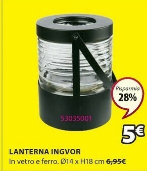 JYSK Lanterna offerta