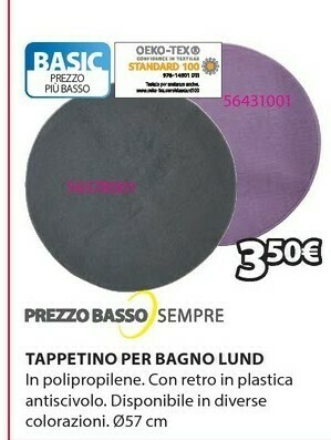 JYSK Tappeti bagno offerta
