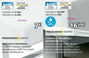 JYSK Lenzuola offerta