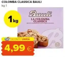 Tigre Colomba classica BAULI offerta
