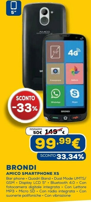 Amico smartphone xs