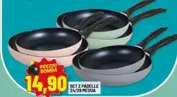 Risparmio Casa Set 2 padelle 24/28 medua offerta