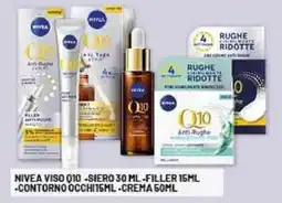 Risparmio Casa Nivea viso q10, siero, filler, contorno occhi, crema offerta
