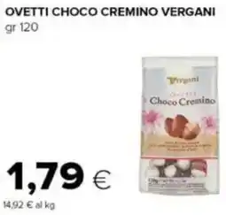 Tigre Ovetti choco cremino VERGANI offerta