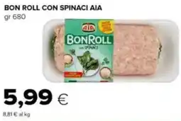 Tigre Bon roll con spinaci AIA offerta