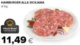 Tigre Hamburger alla siciliana offerta
