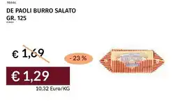 Prezzemolo e Vitale De paoli burro salato offerta