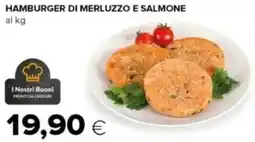 Tigre Hamburger di merluzzo e salmone offerta