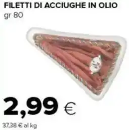 Tigre Filetti di acciughe in olio offerta