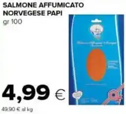 Tigre Salmone affumicato norvegese PAPI offerta