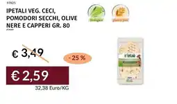 Prezzemolo e Vitale Ipetali veg. ceci, pomodori secchi, olive nere e capperi offerta