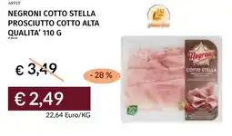 Prezzemolo e Vitale Negroni cotto stella prosciutto cotto alta qualita' offerta