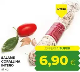 Tigre Salame corallina intero offerta