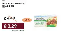 Prezzemolo e Vitale Valsoia polpettine di soia offerta