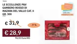 Prezzemolo e Vitale Le eccellenze p&v gambero rosso di mazara del vallo cat. II offerta