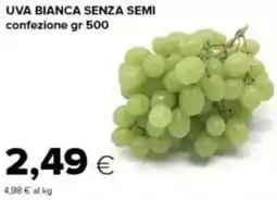 Tigre Uva bianca senza semi offerta