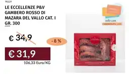 Prezzemolo e Vitale Le eccellenze p&v gambero rosso di mazara del vallo cat. I offerta