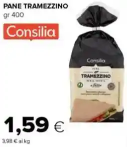 Tigre Pane tramezzino Consilia offerta