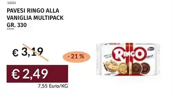 Prezzemolo e Vitale Pavesi ringo alla vaniglia multipack offerta