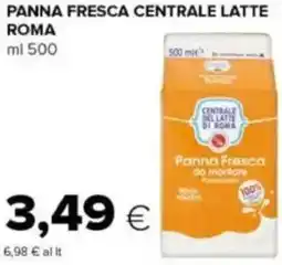 Tigre Panna fresca CENTRALE LATTE ROMA offerta