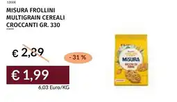 Prezzemolo e Vitale Misura frollini multigrain cereali croccanti offerta