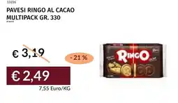 Prezzemolo e Vitale Pavesi ringo al cacao multipack offerta