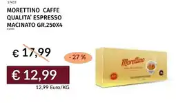 Prezzemolo e Vitale Morettino caffe qualita' espresso macinato offerta