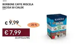 Prezzemolo e Vitale Borbone caffe miscela decisa offerta