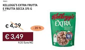 Prezzemolo e Vitale Kellogg's extra frutta e frutta secca offerta