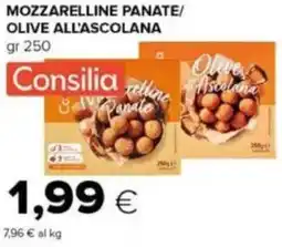 Tigre Mozzarelline panate/ olive all'ascolana Consilia offerta