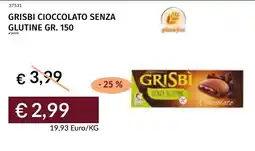 Prezzemolo e Vitale Grisbi cioccolato senza glutine offerta