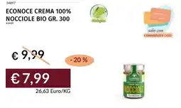 Prezzemolo e Vitale Econoce crema 100% nocciole bio offerta