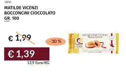Prezzemolo e Vitale Matilde vicenzi bocconcini cioccolato offerta
