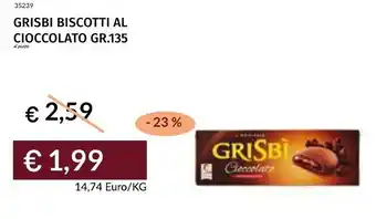 Prezzemolo e Vitale Grisbi biscotti al cioccolato offerta