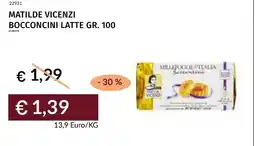 Prezzemolo e Vitale Matilde vicenzi bocconcini latte offerta