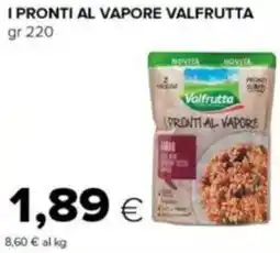 Tigre I pronti al vapore VALFRUTTA offerta