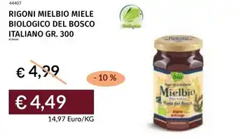 Prezzemolo e Vitale Rigoni mielbio miele biologico del bosco italiano offerta