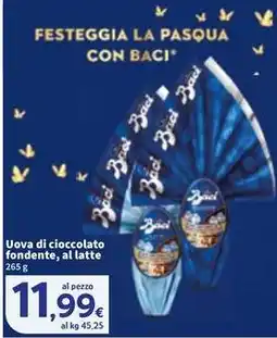 Sigma Uova di cioccolato fondente, al latte offerta